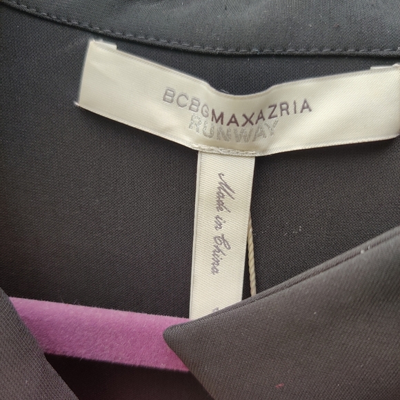 BCBG MAX AZRIA RUNWAY BLACK DRESS NWT - SZ 4 - Picture 7 of 11